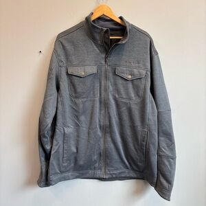 Marmot XL Jacket Hawkins Brushed Performance Fleece Gray